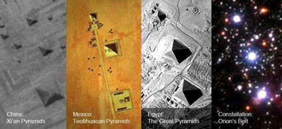 Pyramids and Orions Belt
